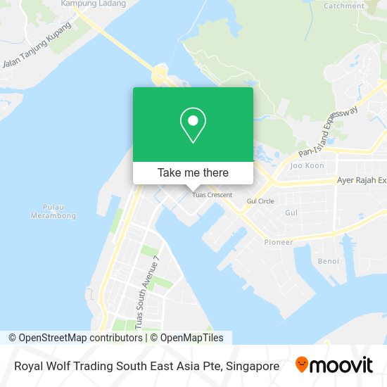 Royal Wolf Trading South East Asia Pte map