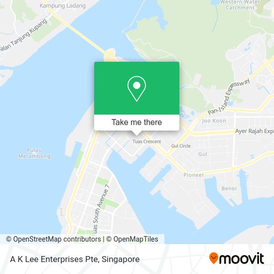 A K Lee Enterprises Pte map