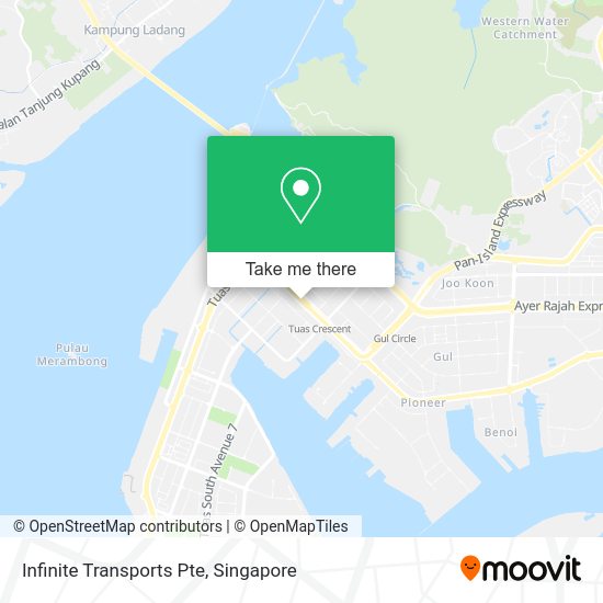Infinite Transports Pte map