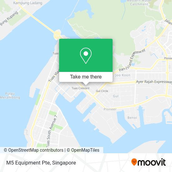 M5 Equipment Pte map