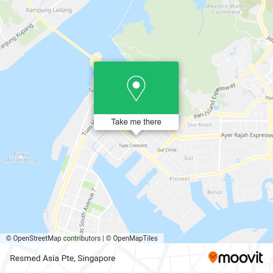 Resmed Asia Pte map