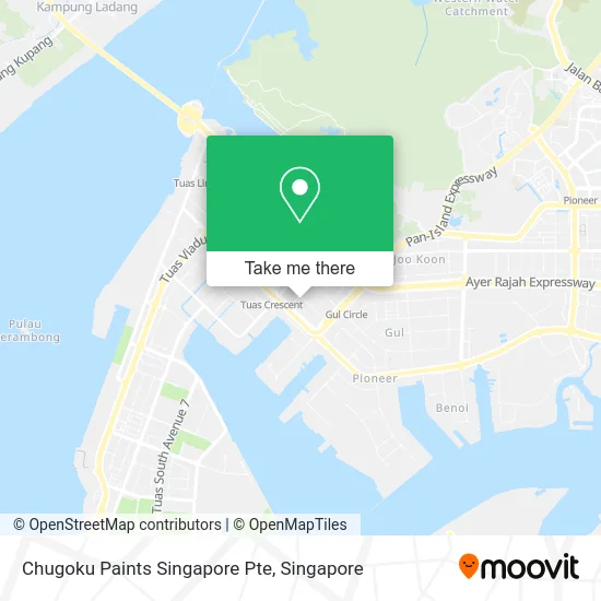 Chugoku Paints Singapore Pte地图