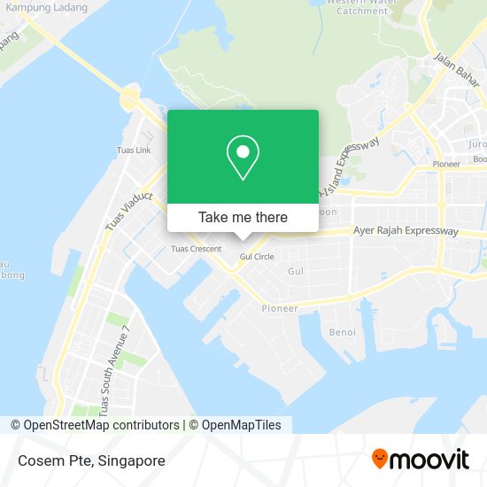 Cosem Pte map