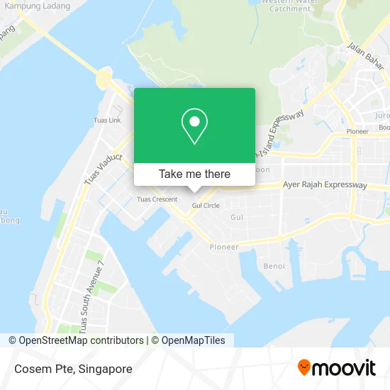 Cosem Pte map