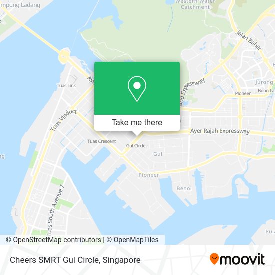 Cheers SMRT Gul Circle map