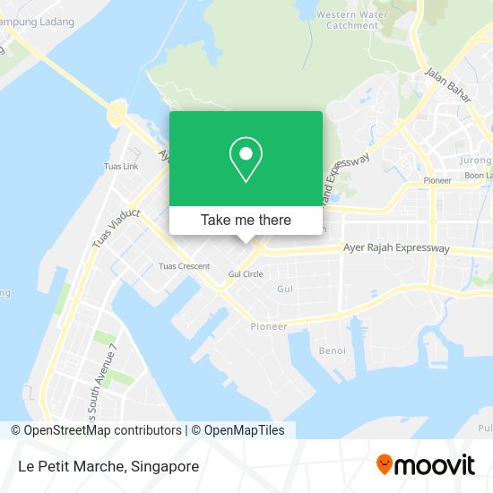 Le Petit Marche map