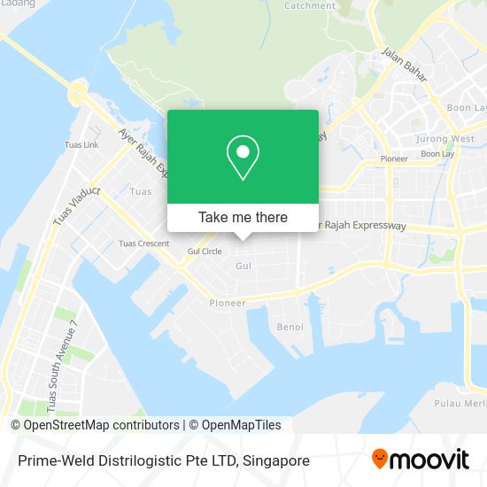 Prime-Weld Distrilogistic Pte LTD map