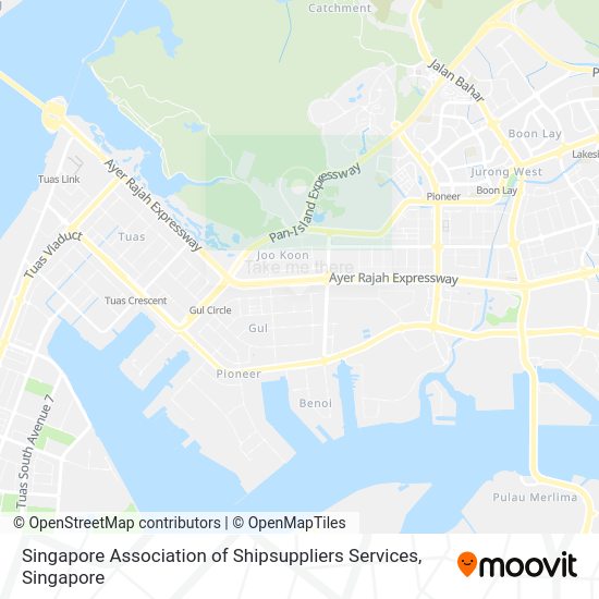 Singapore Association of Shipsuppliers Services map