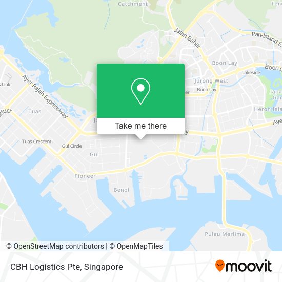 CBH Logistics Pte map