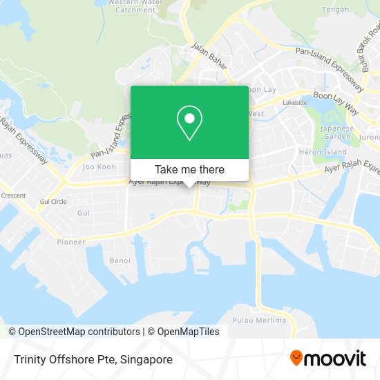 Trinity Offshore Pte map