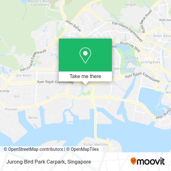 Jurong Bird Park Carpark map