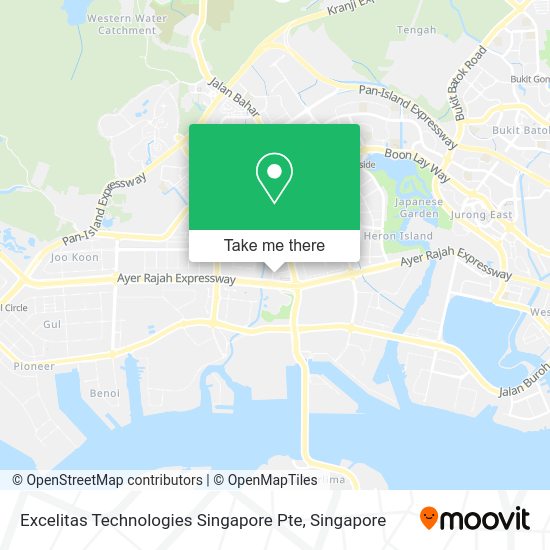Excelitas Technologies Singapore Pte map