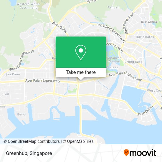 Greenhub map