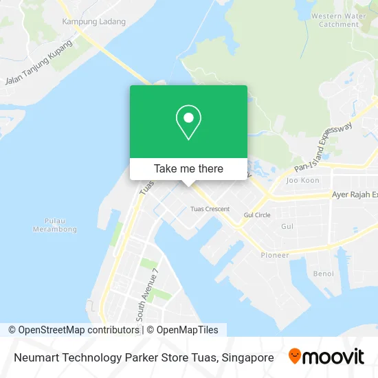 Neumart Technology Parker Store Tuas map