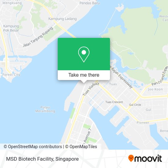 MSD Biotech Facility map