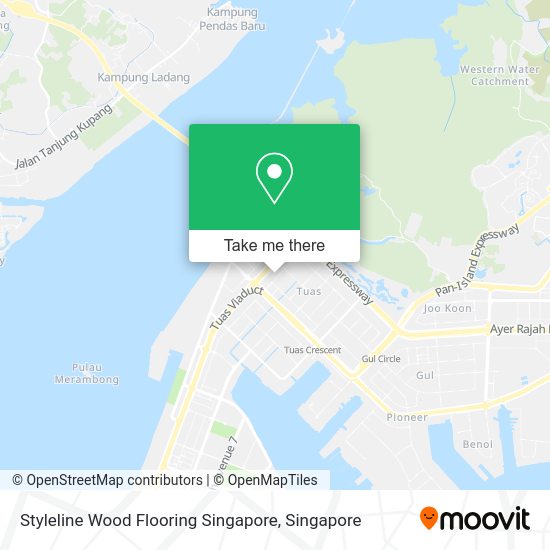 Styleline Wood Flooring Singapore map