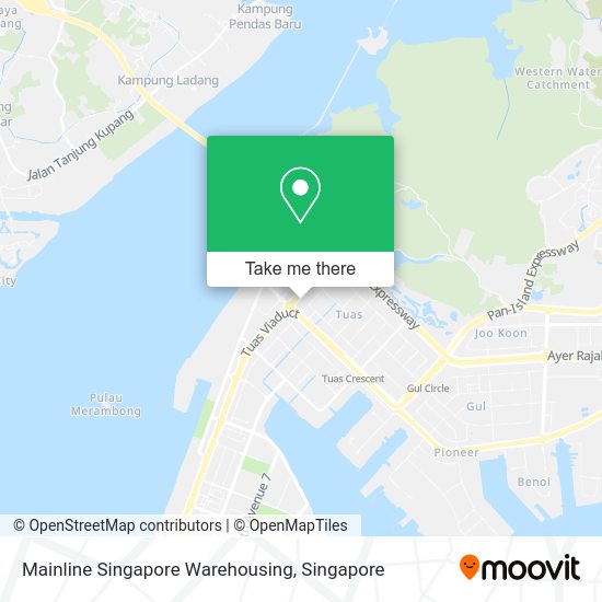 Mainline Singapore Warehousing map