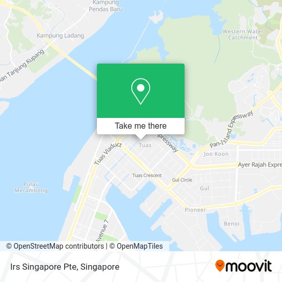Irs Singapore Pte map