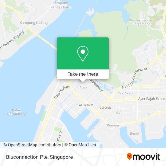 Bluconnection Pte map
