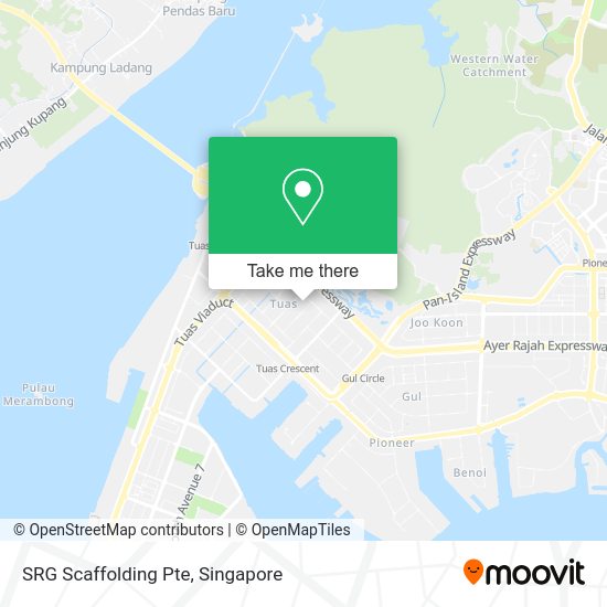 SRG Scaffolding Pte map