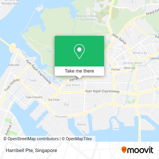 Harribell Pte map