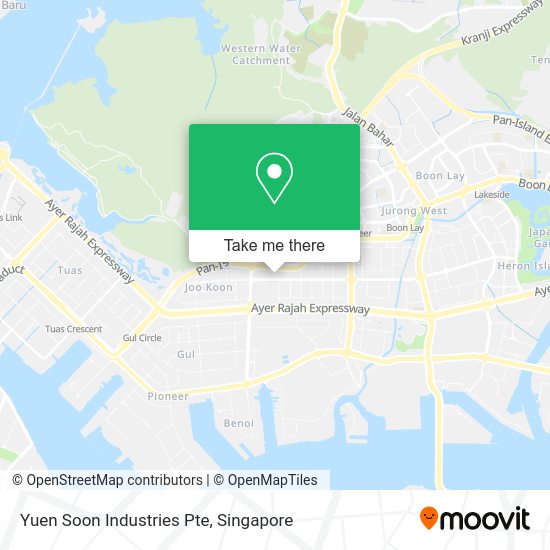 Yuen Soon Industries Pte map