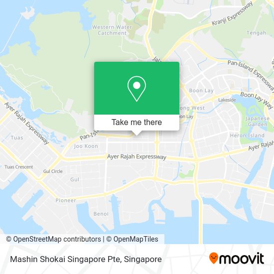 Mashin Shokai Singapore Pte map