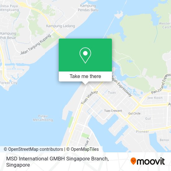 MSD International GMBH Singapore Branch map