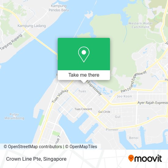 Crown Line Pte map
