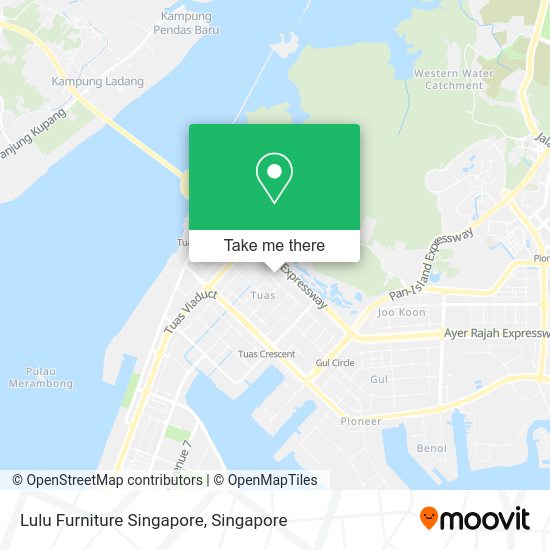 Lulu Furniture Singapore map