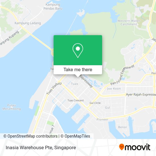 Inasia Warehouse Pte map