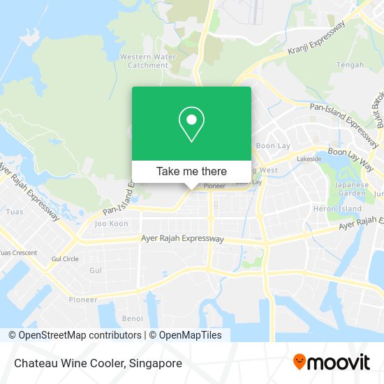 Chateau Wine Cooler map