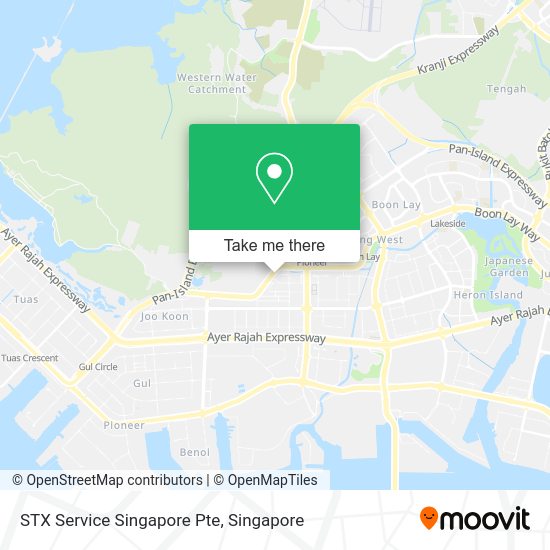 STX Service Singapore Pte map