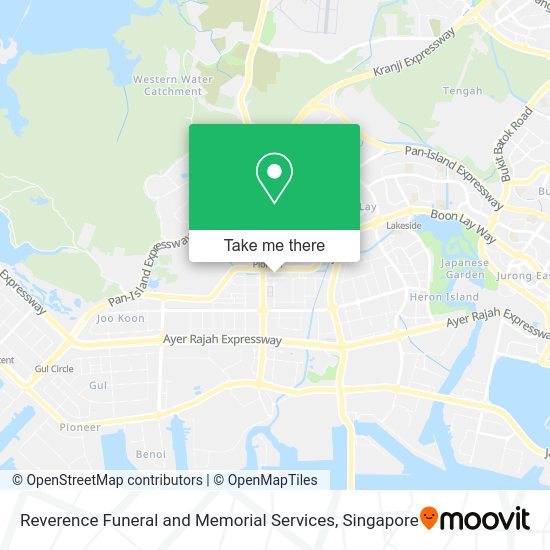 Reverence Funeral and Memorial Services map