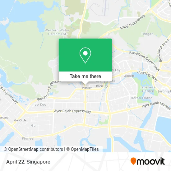 April 22 map
