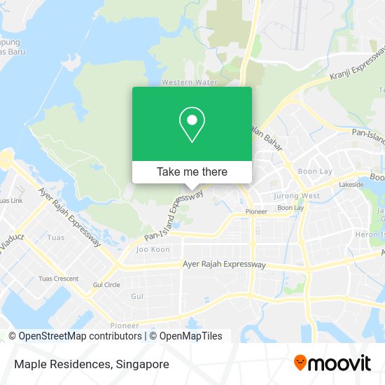 Maple Residences map