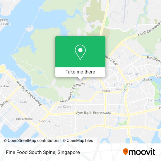Fine Food South Spine map