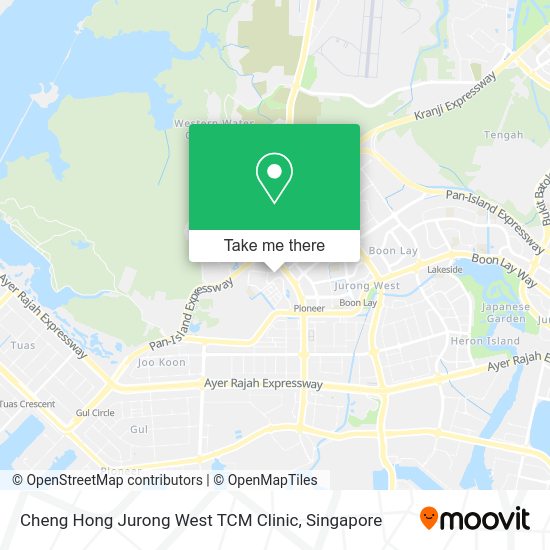 Cheng Hong Jurong West TCM Clinic map