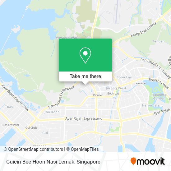 Guicin Bee Hoon Nasi Lemak map