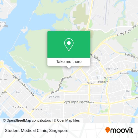 Student Medical Clinic map