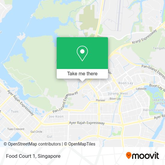 Food Court 1 map
