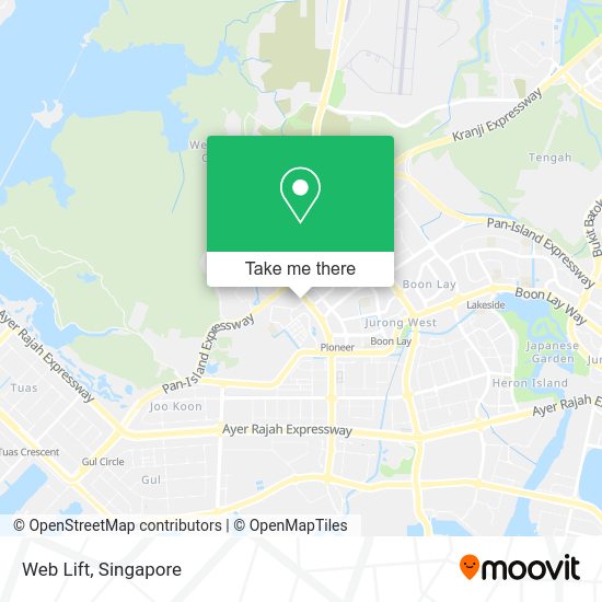 Web Lift map