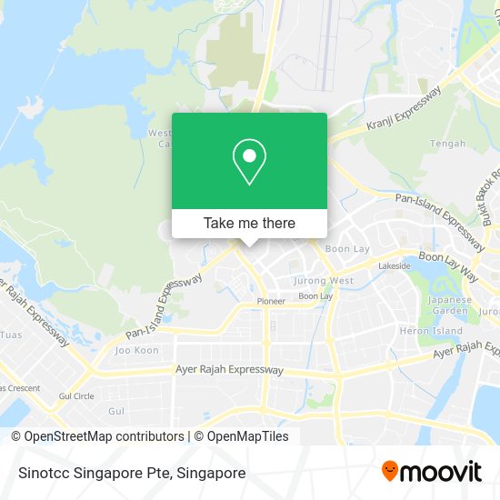 Sinotcc Singapore Pte map