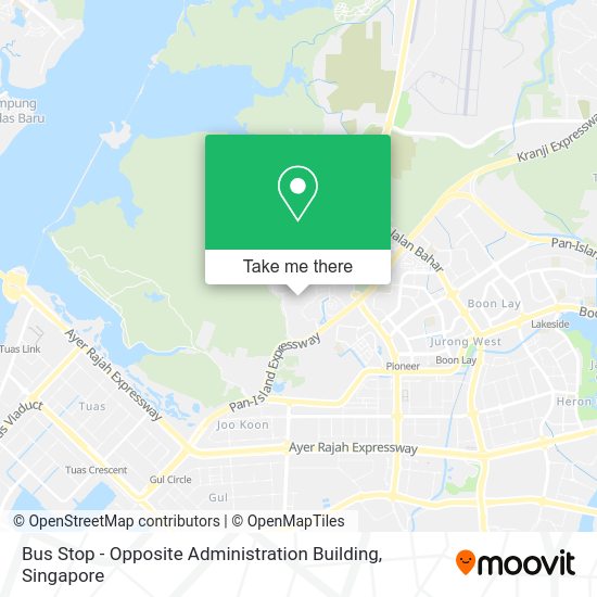 Bus Stop - Opposite Administration Building map