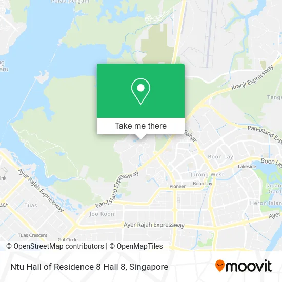 Ntu Hall of Residence 8 Hall 8地图