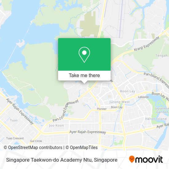 Singapore Taekwon-do Academy Ntu map