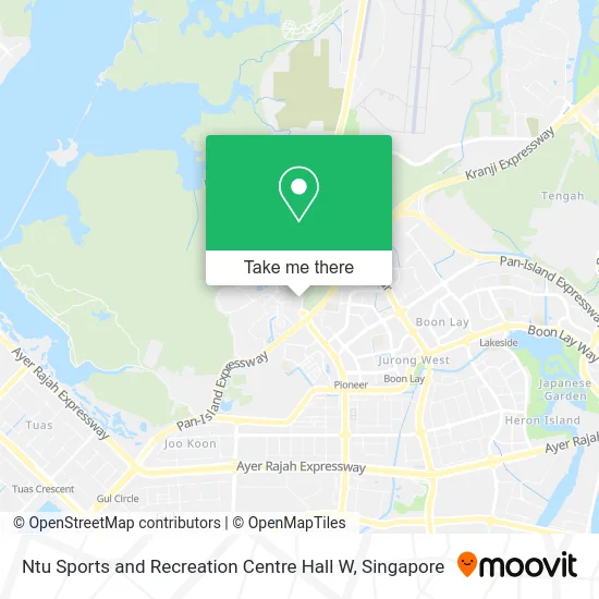 Ntu Sports and Recreation Centre Hall W map