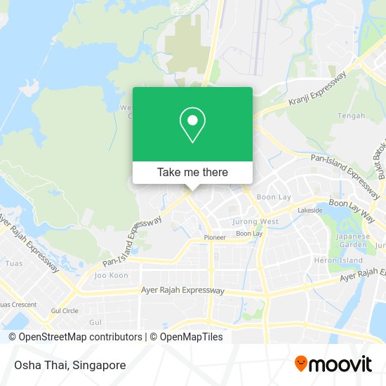Osha Thai map