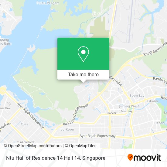 Ntu Hall of Residence 14 Hall 14 map