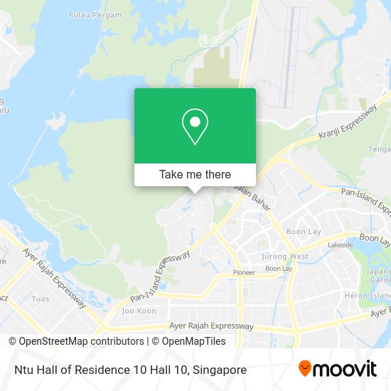 Ntu Hall of Residence 10 Hall 10 map